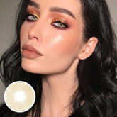 Lentes de contacto de color marrón claro con prescripción médica Polar